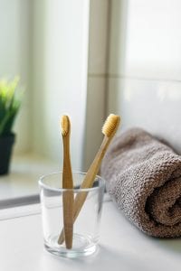 brushing your teeth