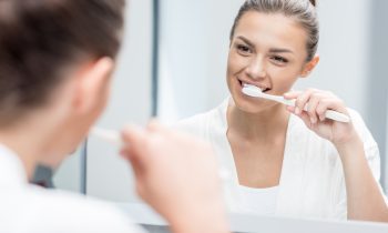 brushing your teeth